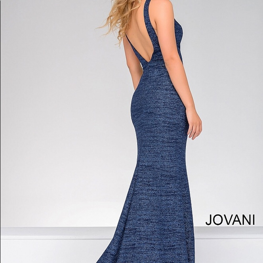 Jovani Prom dress size 6 Royal blue style 45811